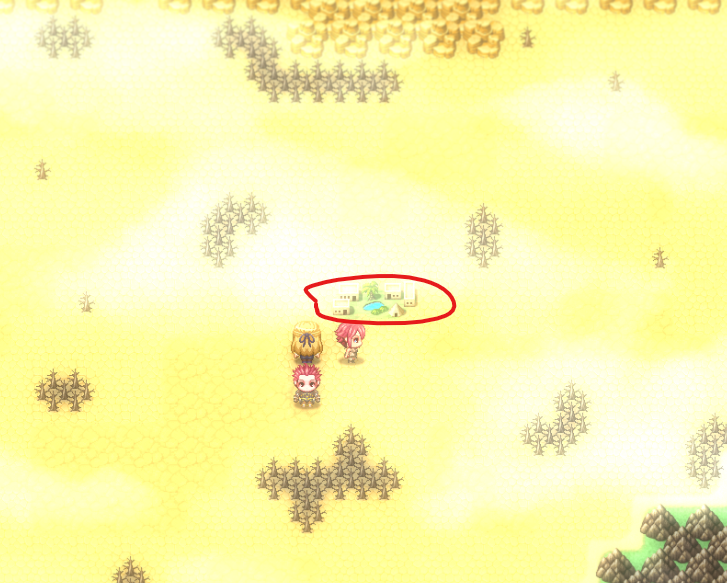 Magania overworld map